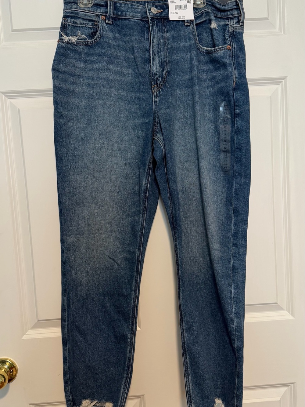 American Eagle Outfitters Skinny Jeans in Mid Blue Wash